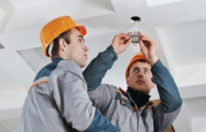 AN ELECTRICIAN FOR LIGHT INSTALLATION REQUIRE ANY CONSIDERATION